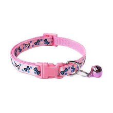 Load image into Gallery viewer, New Cute Cartoon Pet Collars Puppy Adjustable Polyester Necklace Lovely With Bells Print Cat Dog Necklace Collar Supply - Ole Misc.
