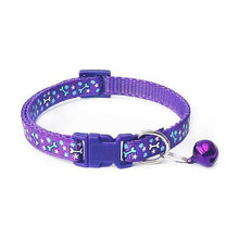 Load image into Gallery viewer, New Cute Cartoon Pet Collars Puppy Adjustable Polyester Necklace Lovely With Bells Print Cat Dog Necklace Collar Supply - Ole Misc.