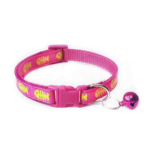 Load image into Gallery viewer, New Cute Cartoon Pet Collars Puppy Adjustable Polyester Necklace Lovely With Bells Print Cat Dog Necklace Collar Supply - Ole Misc.