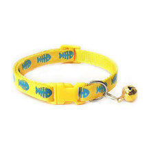 Load image into Gallery viewer, New Cute Cartoon Pet Collars Puppy Adjustable Polyester Necklace Lovely With Bells Print Cat Dog Necklace Collar Supply - Ole Misc.