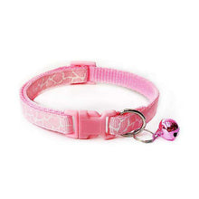 Load image into Gallery viewer, New Cute Cartoon Pet Collars Puppy Adjustable Polyester Necklace Lovely With Bells Print Cat Dog Necklace Collar Supply - Ole Misc.