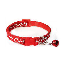 Load image into Gallery viewer, New Cute Cartoon Pet Collars Puppy Adjustable Polyester Necklace Lovely With Bells Print Cat Dog Necklace Collar Supply - Ole Misc.