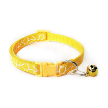 Load image into Gallery viewer, New Cute Cartoon Pet Collars Puppy Adjustable Polyester Necklace Lovely With Bells Print Cat Dog Necklace Collar Supply - Ole Misc.