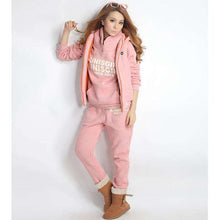 Load image into Gallery viewer, 2019 Hot Autumn Winter Sports 3 Piece Outfits Hoodies Suits Thickened Female Furring Casual Women Plus Size 6XL Korean Hooded - Ole Misc.