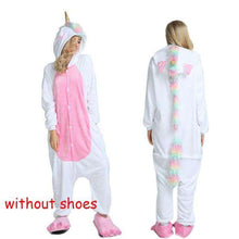 Load image into Gallery viewer, Adult Animal Pajamas Women Unicorn Sleepwear Onesie Kigurumi Panda Pyjama Anime Cartoon Overalls Witner Pikachu Nightie Jumpsuit - Ole Misc.