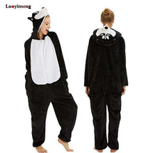 Load image into Gallery viewer, Adult Animal Pajamas Women Unicorn Sleepwear Onesie Kigurumi Panda Pyjama Anime Cartoon Overalls Witner Pikachu Nightie Jumpsuit - Ole Misc.
