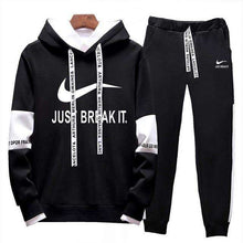Load image into Gallery viewer, Brand Clothing Men's Casual Sweatshirts Pullover Cotton Men tracksuit Hoodies Two Piece +Pants Sport Shirts Autumn Winter Set - Ole Misc.