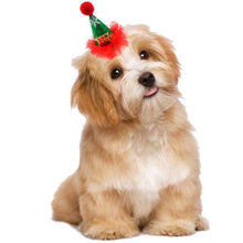 Load image into Gallery viewer, Pet Dogs Caps With Bowknot Cat Dog Christmas Costume Sequin Lace Design Headwear Cap Hat Christmas Party Pets Accessories - Ole Misc.