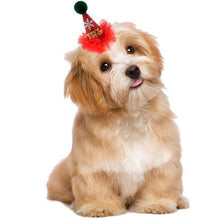 Load image into Gallery viewer, Pet Dogs Caps With Bowknot Cat Dog Christmas Costume Sequin Lace Design Headwear Cap Hat Christmas Party Pets Accessories - Ole Misc.