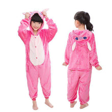 Load image into Gallery viewer, Girls Boys Winter Kigurumi Pajamas Unicorn Cartoon Anime Animal - Ole Misc.