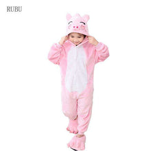 Load image into Gallery viewer, Girls Boys Winter Kigurumi Pajamas Unicorn Cartoon Anime Animal - Ole Misc.