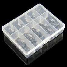 Load image into Gallery viewer, 100Pcs/Box Mixed Sizes 3/-12/ Fishhooks High Carbon Steel Gold Fishing Bait Sharpened Ultrapoint Fishing Hook Set Fish Supplies - Ole Misc.
