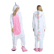 Load image into Gallery viewer, Kigurumi Pajamas For Women Adults Winter Flannel Cartoon Cosplay Jumpsuit Animal Onesie Unicorn Sleepwear Stich Pijama Unicornio - Ole Misc.