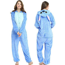 Load image into Gallery viewer, Kigurumi Pajamas For Women Adults Winter Flannel Cartoon Cosplay Jumpsuit Animal Onesie Unicorn Sleepwear Stich Pijama Unicornio - Ole Misc.