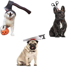 Load image into Gallery viewer, Pet Dog Cats Headdresses For Christmas Halloween Pet Cat Headgear Santa Headwear Hats Dog Cat Cosplay Dressing Up Props S/M - Ole Misc.