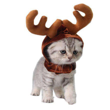 Load image into Gallery viewer, Dogs Cat  Reindeer Headband Cap For Cat Xmas Costume  Hair Decor  Pet Elk Antlers Cute Hats Puppy Deer Horns Caps Headdress - Ole Misc.