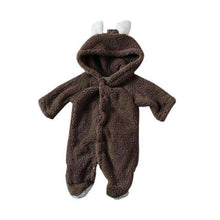 Load image into Gallery viewer, Baby Rompers baby coral fleece Hoodies Jumpsuit  baby girls boys Clothes romper newborn toddle baby clothing Autumn Winter - Ole Misc.