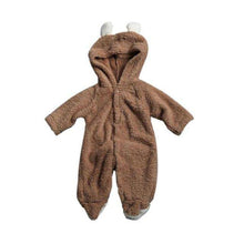 Load image into Gallery viewer, Baby Rompers baby coral fleece Hoodies Jumpsuit  baby girls boys Clothes romper newborn toddle baby clothing Autumn Winter - Ole Misc.