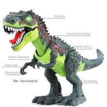 Load image into Gallery viewer, Electric Dinosaurs Model Kit Kids Walking Spray Swing Robot Toy Electronic Animal Model with Light Sound Toys For Children - Ole Misc.