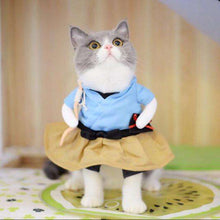 Load image into Gallery viewer, Funny Cat Dog Costume Uniform Suit Cat Clothes Costume Puppy Clothes Dressing Up Suit Party Clothing For Cat Cosplay Clothes 58 - Ole Misc.