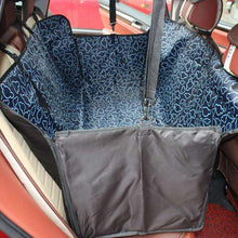 Load image into Gallery viewer, Pet carriers Oxford Fabric Paw pattern Car Pet Seat Cover Dog Car Back Seat - Ole Misc.