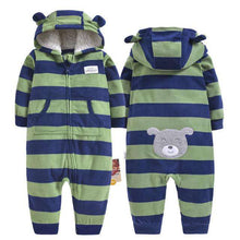 Load image into Gallery viewer, 2019 Fall Winter Warm Infant Baby Rompers Coral Fleece Animal Overall Baby Boy Gril Halloween Xmas Costume Clothes Baby jumpsuit - Ole Misc.