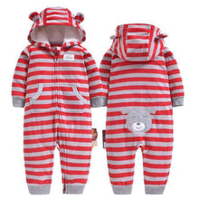 Load image into Gallery viewer, 2019 Fall Winter Warm Infant Baby Rompers Coral Fleece Animal Overall Baby Boy Gril Halloween Xmas Costume Clothes Baby jumpsuit - Ole Misc.
