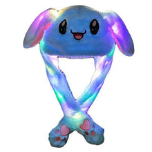 Load image into Gallery viewer, Funny Hat Women Men Kids Lighting Hat Cute Rabbit Ears Plush Ears Can Move Cap Children Shine Winter Warm Party Hat #L10 - Ole Misc.