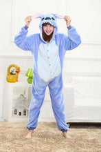 Load image into Gallery viewer, Unicorn Pajamas Onesie Animal Women Kigurumi Stitch Adult Hooded Sleepwear Winter Flannel Christmas Deer Shark Unicornio Pijamas - Ole Misc.