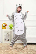 Load image into Gallery viewer, Unicorn Pajamas Onesie Animal Women Kigurumi Stitch Adult Hooded Sleepwear Winter Flannel Christmas Deer Shark Unicornio Pijamas - Ole Misc.
