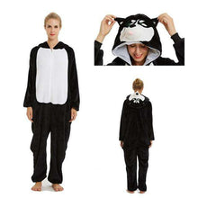 Load image into Gallery viewer, Unicorn Pajamas Onesie Animal Women Kigurumi Stitch Adult Hooded Sleepwear Winter Flannel Christmas Deer Shark Unicornio Pijamas - Ole Misc.