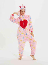 Load image into Gallery viewer, Unicorn Pajamas Onesie Animal Women Kigurumi Stitch Adult Hooded Sleepwear Winter Flannel Christmas Deer Shark Unicornio Pijamas - Ole Misc.