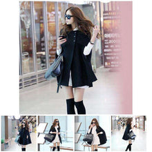 Load image into Gallery viewer, Autumn Winter 2019 Newly  Women Lady Cloak Poncho Coat Loose Fashion Outwear Medium Length Clothing For Winter dg88 - Ole Misc.