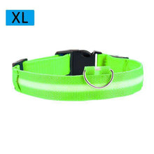 Load image into Gallery viewer, Nylon LED Light Up Dog Leash Night Safety LED Flashing Glow In Dark Dog Collar Pet Supplies Drawing Small Lead Dog Leash - Ole Misc.