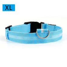 Load image into Gallery viewer, Nylon LED Light Up Dog Leash Night Safety LED Flashing Glow In Dark Dog Collar Pet Supplies Drawing Small Lead Dog Leash - Ole Misc.