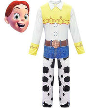 Load image into Gallery viewer, Toy Story 4 Beyond Jessie Cosplay Costume Halloween Carnival Costumes jumpsuits For girl Yodeling Cowgirl Full Set With Hat Bag - Ole Misc.