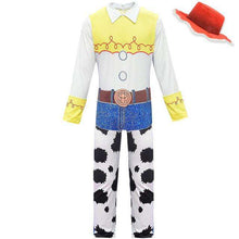 Load image into Gallery viewer, Toy Story 4 Beyond Jessie Cosplay Costume Halloween Carnival Costumes jumpsuits For girl Yodeling Cowgirl Full Set With Hat Bag - Ole Misc.