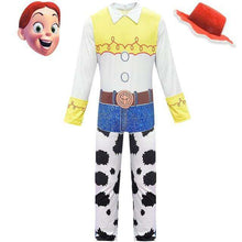 Load image into Gallery viewer, Toy Story 4 Beyond Jessie Cosplay Costume Halloween Carnival Costumes jumpsuits For girl Yodeling Cowgirl Full Set With Hat Bag - Ole Misc.