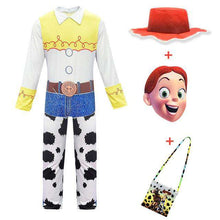 Load image into Gallery viewer, Toy Story 4 Beyond Jessie Cosplay Costume Halloween Carnival Costumes jumpsuits For girl Yodeling Cowgirl Full Set With Hat Bag - Ole Misc.