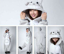 Load image into Gallery viewer, 2019  Adults Animal Pajamas Sets Cartoon Sleepwear Unicorn Onesies Stitch Kigurumi Unicornio Women Men Warm Flannel Hooded - Ole Misc.