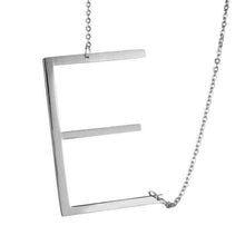 Load image into Gallery viewer, Stainless Steel Initial Letter Necklace Alphabet Name Jewelry Personalized Groomsman Bridesmaid Gift for Men/Women - Ole Misc.