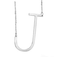 Load image into Gallery viewer, Stainless Steel Initial Letter Necklace Alphabet Name Jewelry Personalized Groomsman Bridesmaid Gift for Men/Women - Ole Misc.