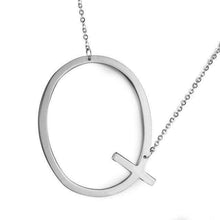 Load image into Gallery viewer, Stainless Steel Initial Letter Necklace Alphabet Name Jewelry Personalized Groomsman Bridesmaid Gift for Men/Women - Ole Misc.