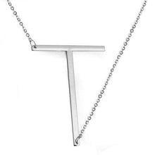 Load image into Gallery viewer, Stainless Steel Initial Letter Necklace Alphabet Name Jewelry Personalized Groomsman Bridesmaid Gift for Men/Women - Ole Misc.