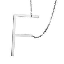 Load image into Gallery viewer, Stainless Steel Initial Letter Necklace Alphabet Name Jewelry Personalized Groomsman Bridesmaid Gift for Men/Women - Ole Misc.