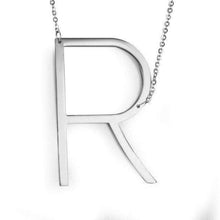 Load image into Gallery viewer, Stainless Steel Initial Letter Necklace Alphabet Name Jewelry Personalized Groomsman Bridesmaid Gift for Men/Women - Ole Misc.