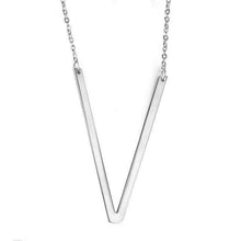 Load image into Gallery viewer, Stainless Steel Initial Letter Necklace Alphabet Name Jewelry Personalized Groomsman Bridesmaid Gift for Men/Women - Ole Misc.