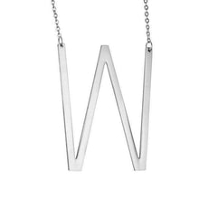 Load image into Gallery viewer, Stainless Steel Initial Letter Necklace Alphabet Name Jewelry Personalized Groomsman Bridesmaid Gift for Men/Women - Ole Misc.