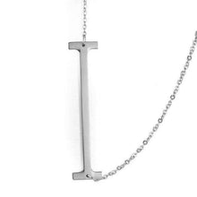 Load image into Gallery viewer, Stainless Steel Initial Letter Necklace Alphabet Name Jewelry Personalized Groomsman Bridesmaid Gift for Men/Women - Ole Misc.