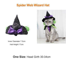 Load image into Gallery viewer, Funny Cat Costume Halloween Wizard Hat Disguise Accessories For Cats Christmas New Year Suit For Small Dogs Pet Photo Props - Ole Misc.